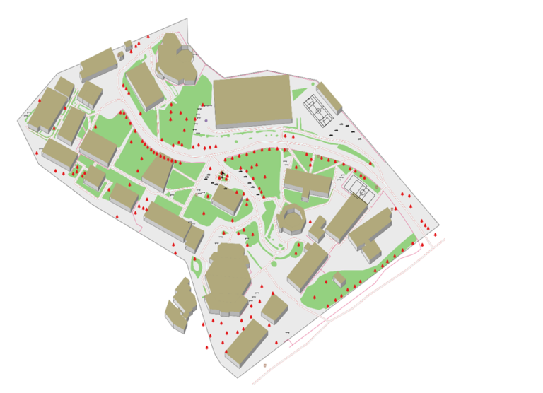 carte d’utilisation des terres à partir d’une image de drone